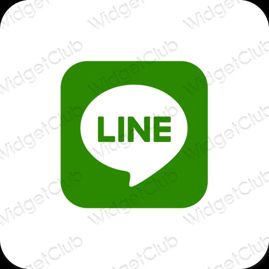 جمالية LINE أيقونات التطبيقات