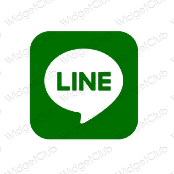 Æstetiske LINE app-ikoner