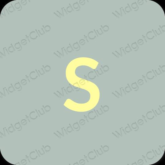 Æstetisk grøn SHEIN app ikoner