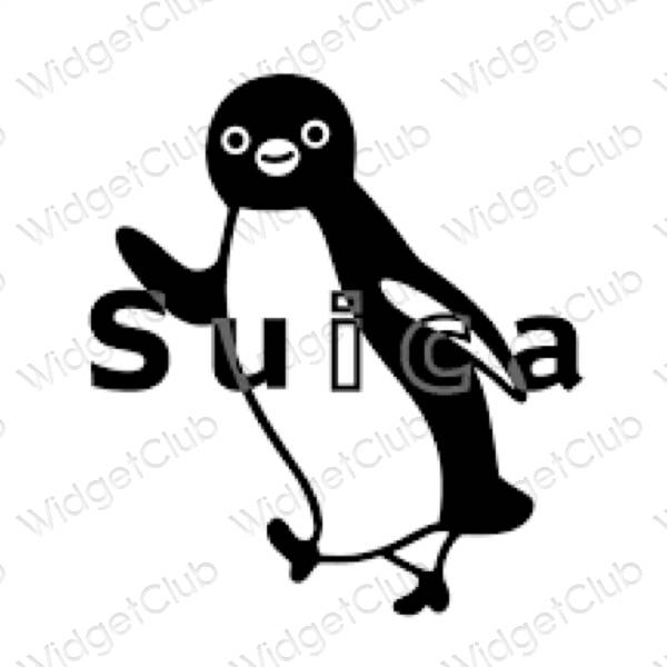 Aesthetic Suica app icons