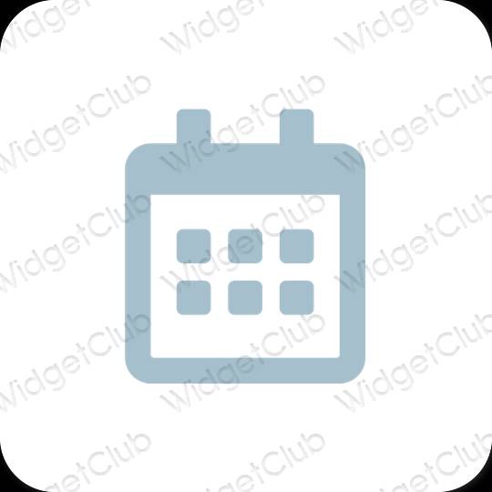 Esthetische Calendar app-pictogrammen