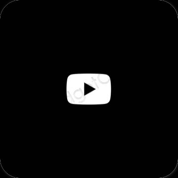 Icônes d'application Youtube esthétiques