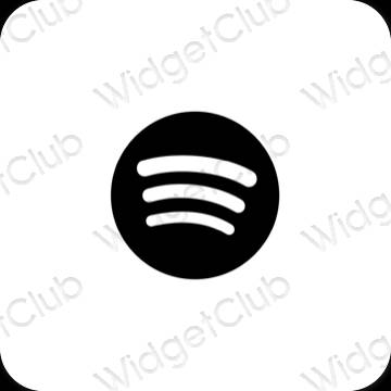 Estética Spotify iconos de aplicaciones