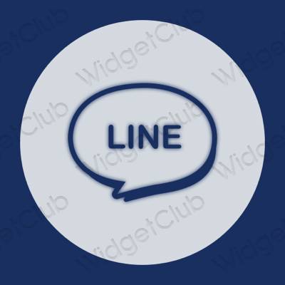 Biểu tượng ứng dụng LINE thẩm mỹ