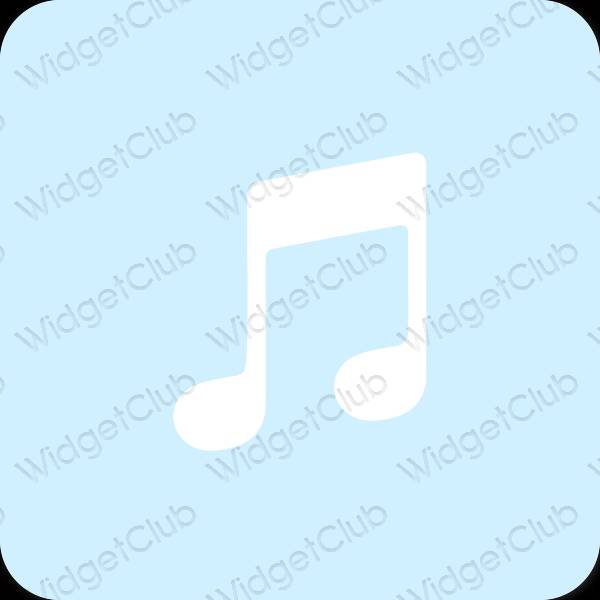 эстетический пурпурный Apple Music значки приложений