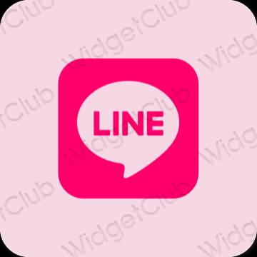 Эстетические LINE значки приложений