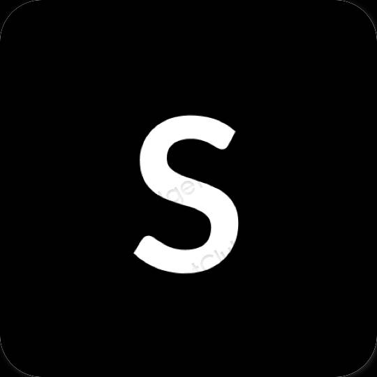 Estetico Nero SHEIN icone dell'app