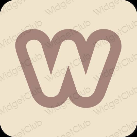 Icone delle app Weebly estetiche