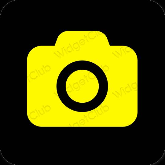 Icônes d'application Camera esthétiques