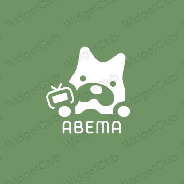 Æstetiske AbemaTV app-ikoner