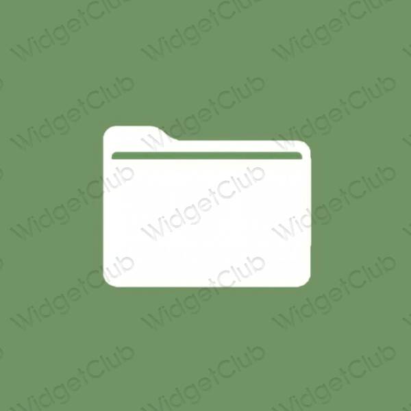 Estetyczne Files ikony aplikacji