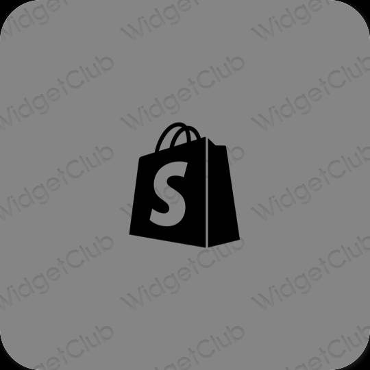 Icônes d'application Shopify esthétiques