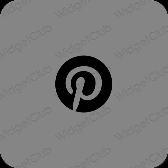 Estetické ikony aplikácií Pinterest