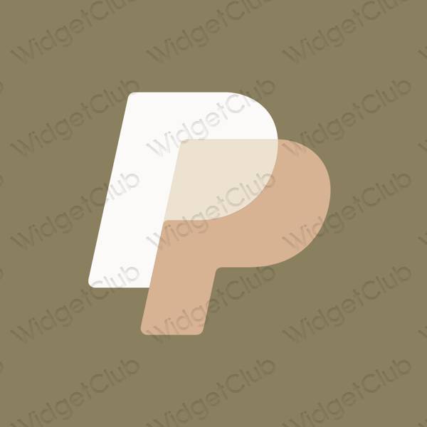 Icone delle app Paypal estetiche