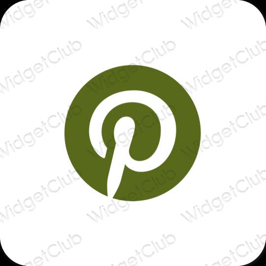 Icone delle app Pinterest estetiche