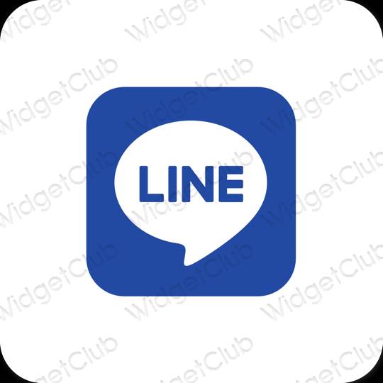 Icônes d'application LINE esthétiques