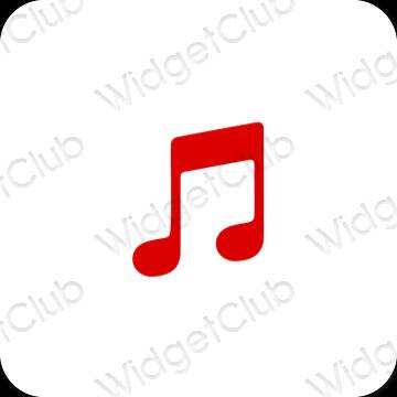 Biểu tượng ứng dụng Apple Music thẩm mỹ