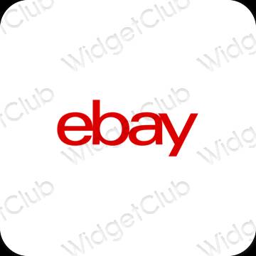 Pictograme pentru aplicații eBay estetice