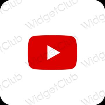 Ästhetische Youtube App-Symbole