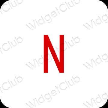 Esthetische Netflix app-pictogrammen