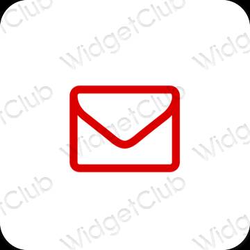 Icônes d'application Mail esthétiques