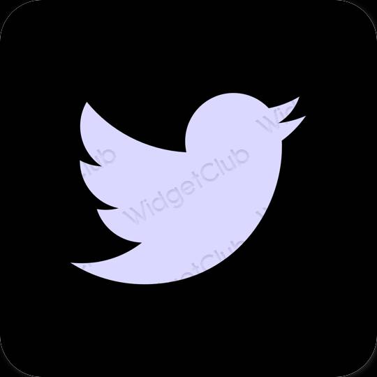 Icone delle app Twitter estetiche