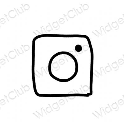Estetické ikony aplikací Instagram