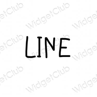 جمالية LINE أيقونات التطبيقات