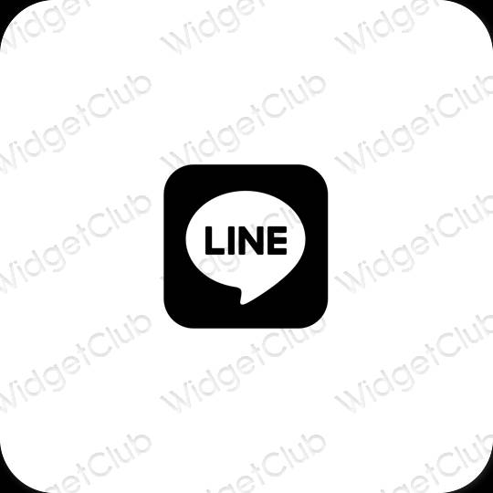 Aesthetic LINE app icons