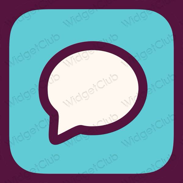 Aesthetic Messages app icons