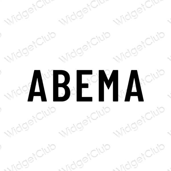 Estética AbemaTV ícones de aplicativos