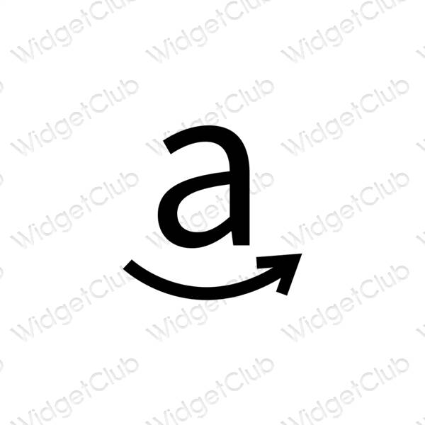 Pictograme pentru aplicații Amazon estetice