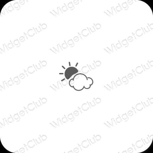 Естетске Weather иконе апликација