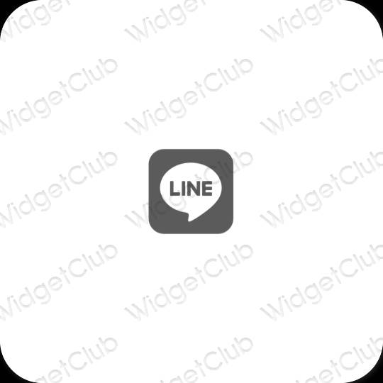 Естетске LINE иконе апликација