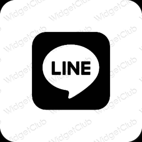 Ästhetische LINE App-Symbole