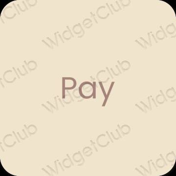 Estetik kuning air PayPay ikon aplikasi