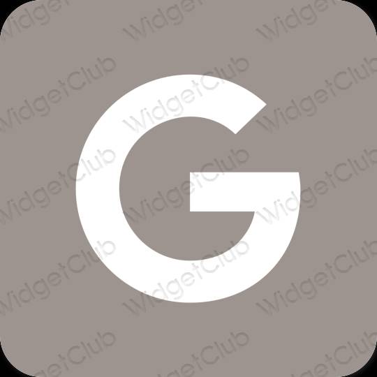 Esthetische Google app-pictogrammen