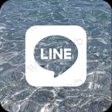 Естетске LINE иконе апликација