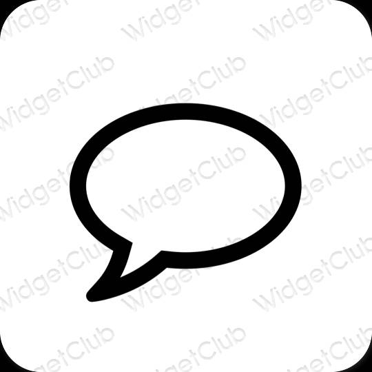 Esthetische Messages app-pictogrammen