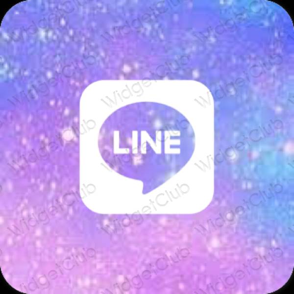 Æstetiske LINE app-ikoner