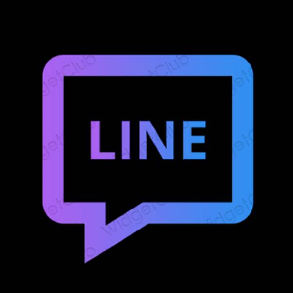 Αισθητικά LINE εικονίδια εφαρμογής