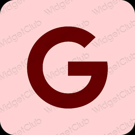 Stijlvol roze Gmail app-pictogrammen