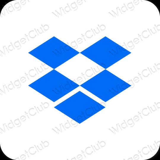 Estética Dropbox ícones de aplicativos