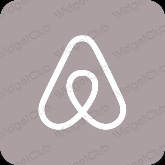 Ästhetische Airbnb App-Symbole