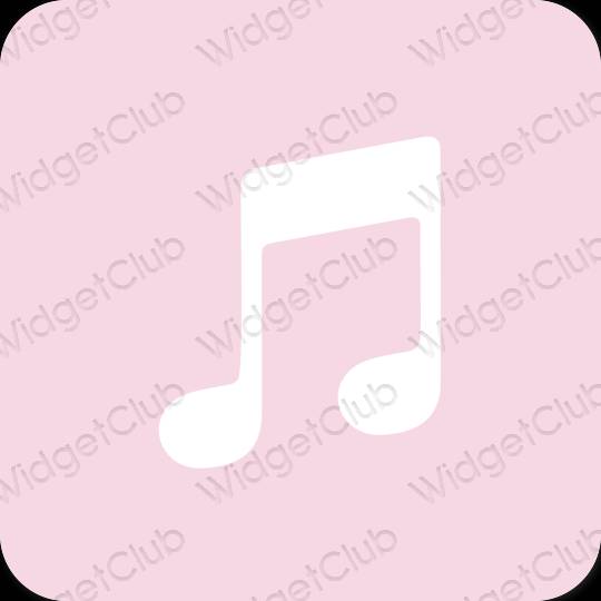 Estetik Apple Music uygulama simgeleri