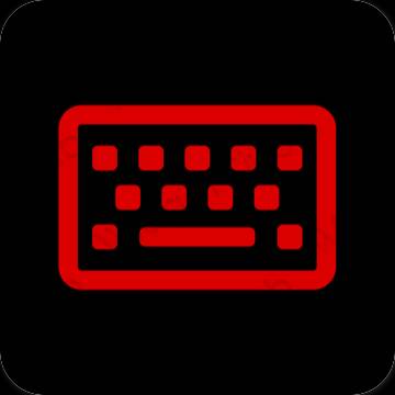 Estetico Nero Simeji icone dell'app