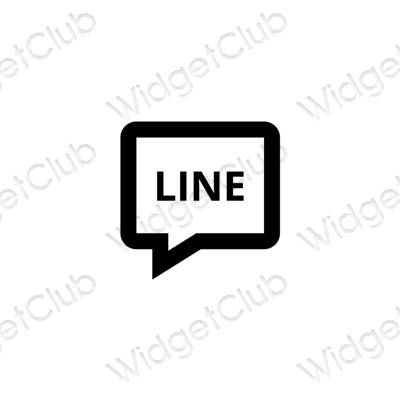 Aesthetic LINE app icons