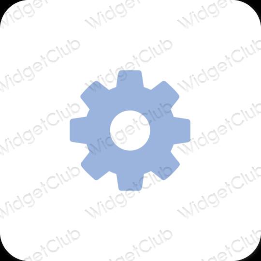 Aesthetic Settings app icons