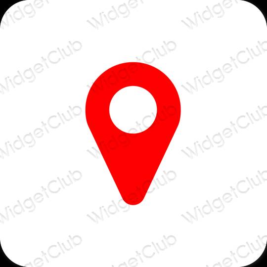 Icone delle app Google Map estetiche