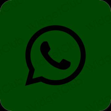Aesthetic WhatsApp app icons
